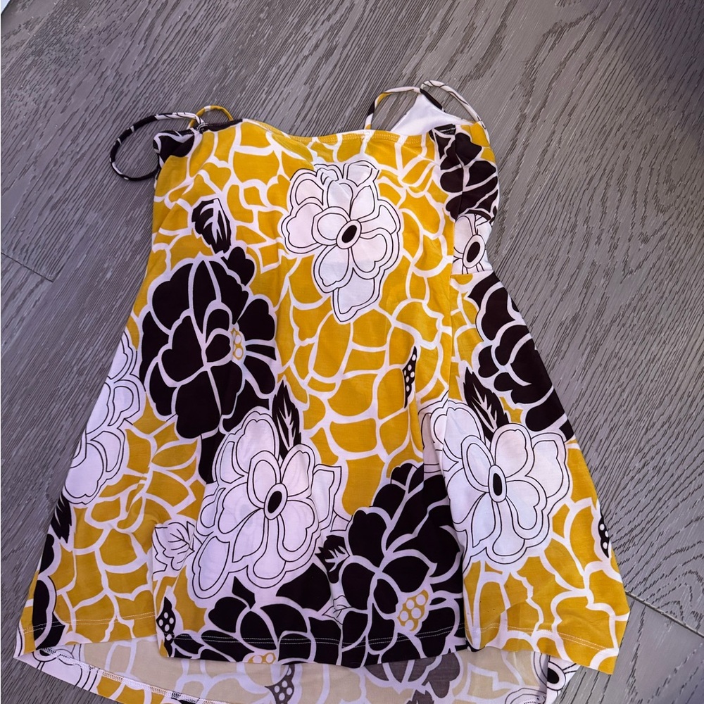 Siren Lily Mustard and Black Floral Top - Picture 4 of 4